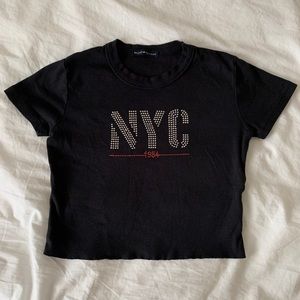 brandy melville rare nyc crop top